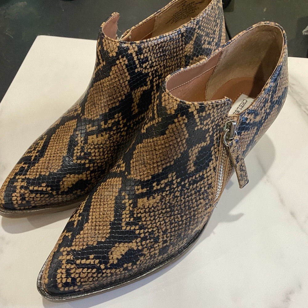 Chelsea & Violet Animal Print Ankle Boot - NWT